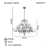 LUCEA 1516-52-12 ARTEMI 8+4 L ESKTME AVZE 12XE14