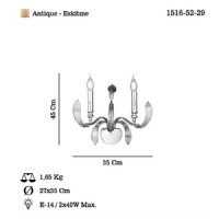 LUCEA 1516-52-29 ARTEMI 2 L ESKTME APLK 2XE17