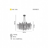 LUCEA 1519-80-12 ABRANTES Q80X120 12 L ALTIN AVZE 12XE14