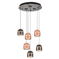 2808-6A-3224 Domm 6L Mix Sarkt Rose Gold-Platin Mix