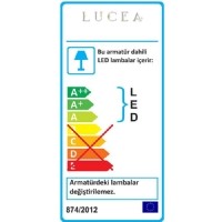 LUCEA 80454-05-L07-FG MIRANDOLA LEDLI 7 LI MASA USTU SARKIT 110W 3000K