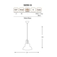 5025B-1A,01 B.Tekli Sarkt Beyaz