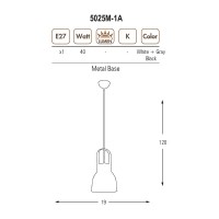 5025M-1A,01 O.Tekli Sarkt Beyaz