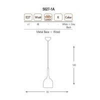 5027-1A,01 Tekli Sarkt Beyaz