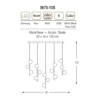 5675-15S,32 15L SIRALI OPTK MASA ST SARKIT ROSE GOLD