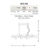 5675-16S,32 16´LI SIRALI OPTK MASA ST SARKIT ROSE GOLD