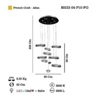 LUCEA 80333-04-P10-FG PORTIMAO 10 LU LEDL AVZE 5W*10