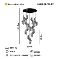 LUCEA 80454-04-P10-FG MIRANDOLA LEDLI 10 LU SARKIT 158W 3000K