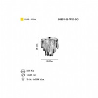 LUCEA 80493-06-W03-SG ANEMON 3 LU APLIK 3XE14