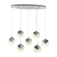 LUCEA 80497-04-L07-CR FABRINA 7 LI LEDLI KROM M.USTU SARKIT 56W+12W 3000