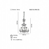 LUCEA 80537-01-P09-CR BAGATE 9 LU SEFFAF AVIZE 9XE14