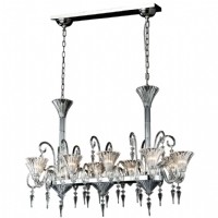 LUCEA 80609-04-L10-CR VILETTA 10 LU YEMEK MASASI KRISTAL AVIZE 10XG9