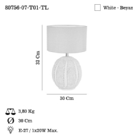 LUCEA 80756-07-T01-TL SOLVITO 07 MASA LAMBASI