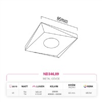 Nevo Sva Alt Led Spot Krom ND346