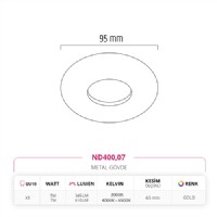 Nevo Sva Alt Led Spot Gold ND400
