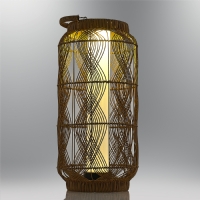 zcan Aydnlatma 4457 Hasr Masa Lambas Solar D34*H74cm