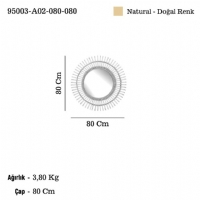 LUCEA 95003-A02-080-080 MORSE B.BOY YUV AHSAP AYNA