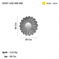 LUCEA 95007-A02-088-088 KONE A02 METAL YUV. AYNA