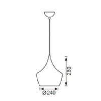 JUPTER EV SERS E27*1 SYAH GVDE DEKORATF TEKL SARKIT AVZE (EV616) AMPUL HARTR