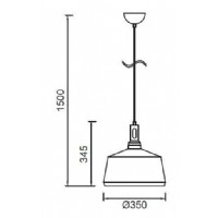 JUPTER EV621 E27*1 BEYAZ GVDE DEKORATF TEKL SARKIT AVZE  AMPUL HARTR