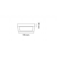 GOYA GY 1884-12 12W KARE SIVA ST SAMSUNG LED PANEL