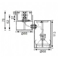 JUPTER JC058 GU10 HAREKETLI TAVAN ARMATR BEYAZ/SYAH IP20 AMPUL HARTR