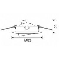 JUPTER JH510 MK GU10 HAREKETLI SPOT MAT KROM IP20 AMPUL HARTR