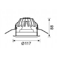 JUPTER JH516 B CAMLI SABIT SPOT