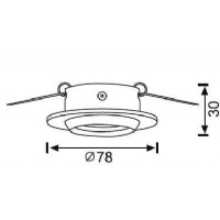 JUPTER JH590 CD ALMINYUM SABIT SPOT