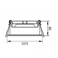 JUPTER JH714 YUVARLAK SABT SPOT GU10