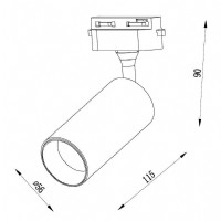 JUPTER JR658 GU10 MONOFAZE SOKETL RAY SPOT