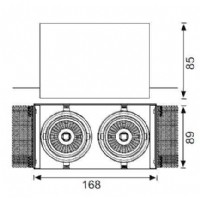 JUPTER LD411 S Ikili erevesiz LED Spot 22W (3000 K)