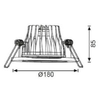 JUPTER LD416 22W LED DOWNLGHT (6500K)