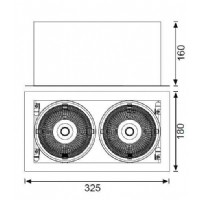 JUPTER LD434 IKILI EREVELI LED SPOT 60W (3000K)