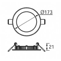 JUPTER LD472 YUVARLAK PANEL LED 12W