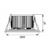 JUPTER LS453 S LED"li Spot (3000K) 6W 480lm IP65 Epistar COB