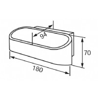 JUPTER LW450 S 6W SHARP LED DEKORATF APLIK