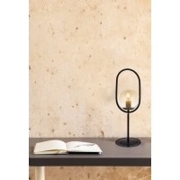 AVONNI ML-4275-1BSY Siyah Boyal Masa Lambas, E27, Metal, Cam, 20cm