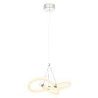 AVONNI 	AV-5275-1K Krom Kaplama Modern Avize LED Metal Pleksi 35cm