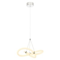 AVONNI 	AV-5275-1K Krom Kaplama Modern Avize LED Metal Pleksi 35cm